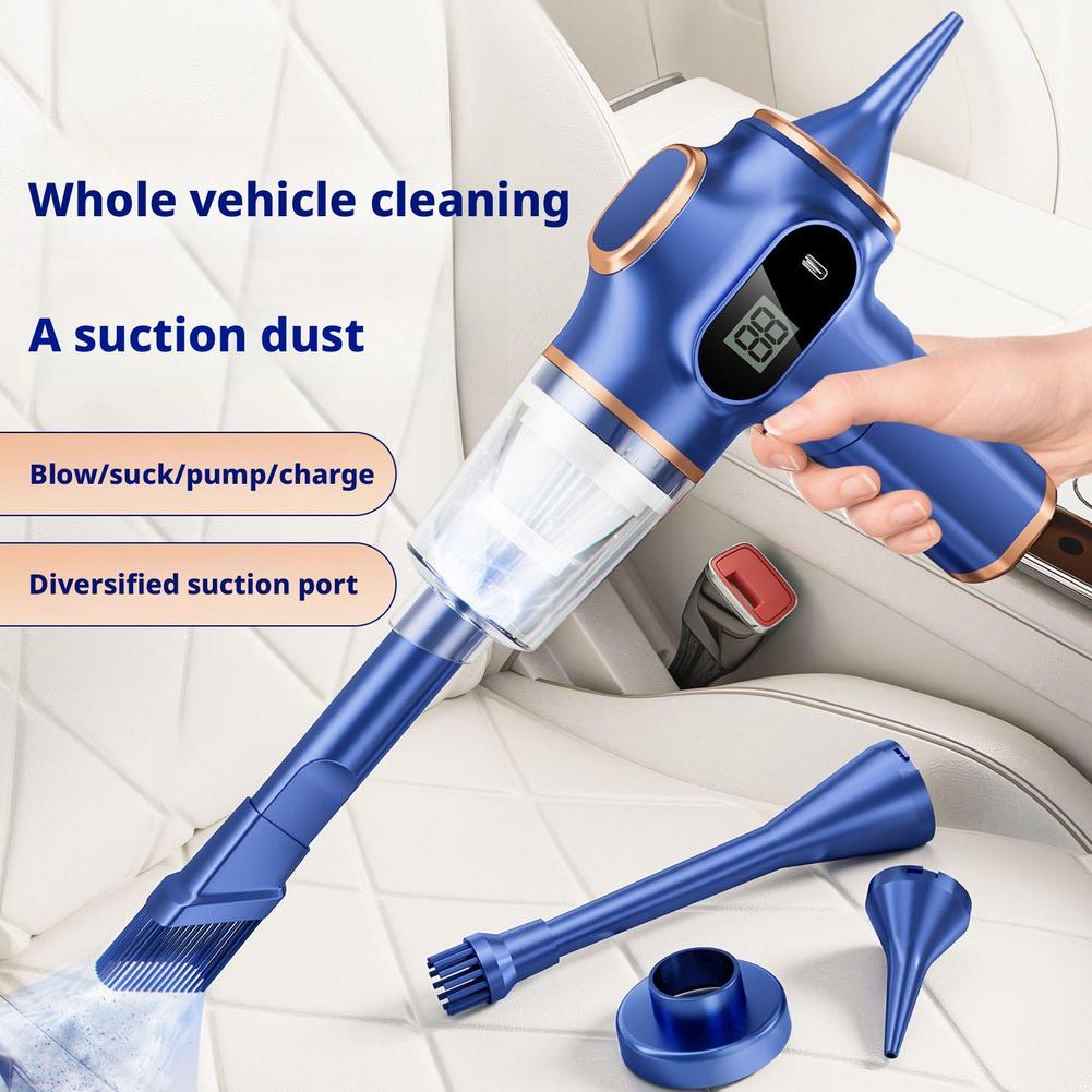 High Power Handheld Car Vacuum Cleaner Portable Wireless Vacuum Cleaner And Air Duster For Car Home Cleaning Tool