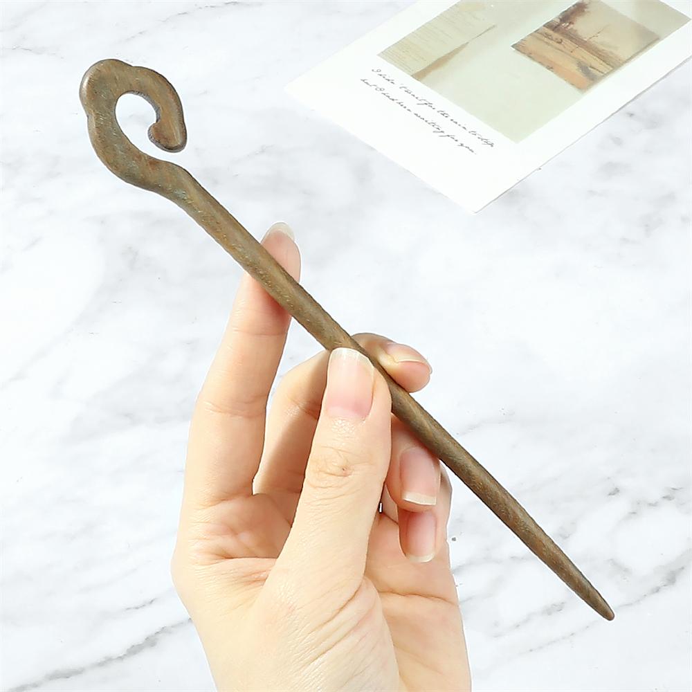 

12 Стилей Китайские Винтажные Заколки для Волос Зеленый Сандал Этнические Палочки для Волос Женские Девичьи Высокое Качество Прически Аксессуары для Волос Подарок Hair Sticks