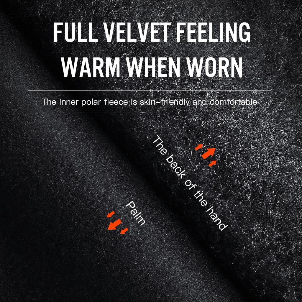 Outdoor Running Men'S Winter Warm Knitted Touchscreen Cycling Gloves Women'S Autumn Winter Thick Velvet Gloves