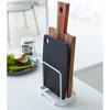 Yamazaki Cutting Board Stand, White, Approx. 12cm W x 9cm D x 12cm H, Plate, Cutting Board Storage, 2496