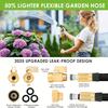 Household Garden Hose, Detachable Nozzle, Suitable For All Seasons, Available In 25/50/75/100 Feet Lengths, For Outdoor Use, Multiple Spray Modes