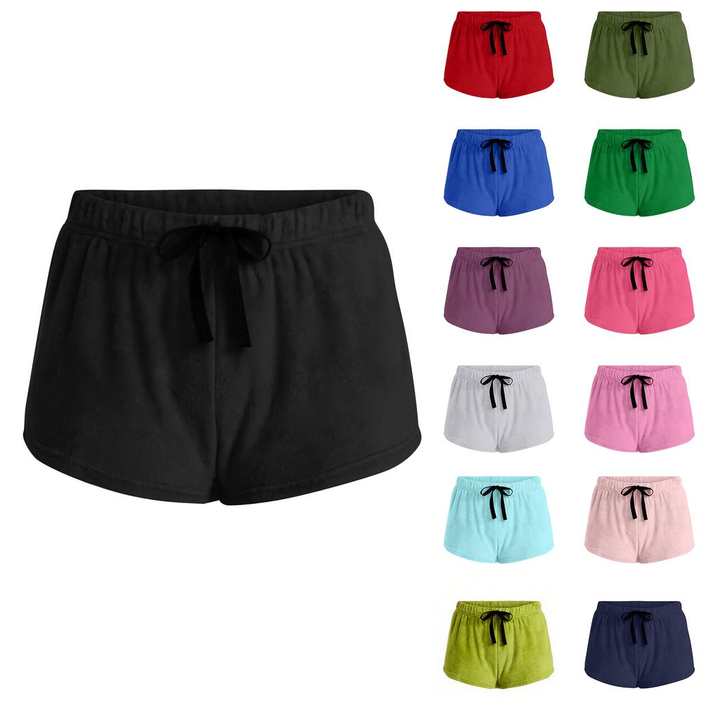 Women's Stretch Shorts Regular Fit Hiking Shorts Casual Sports Shorts Fleece Pants Large Shorts