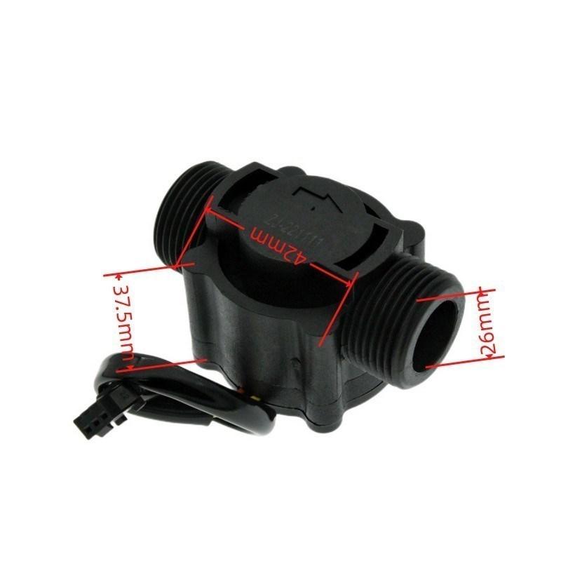 Water Flow Sensor Counter Meter FS300A  1-60L/min G3/4 DC 5-24V  