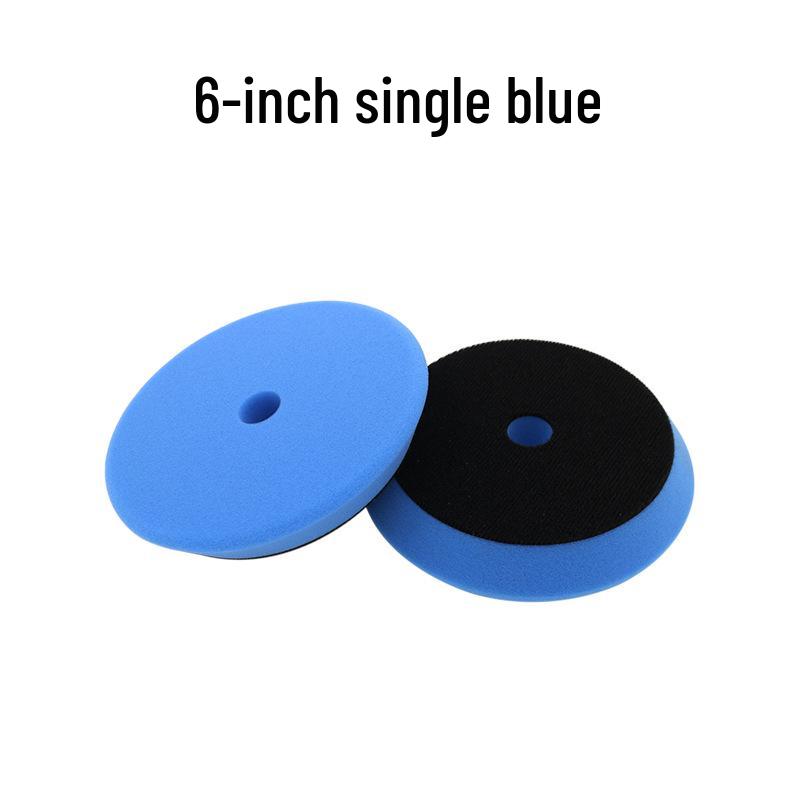 6-Inch Beveled Edge Polishing Sponge Pad Set for DA Eccentric Polishers