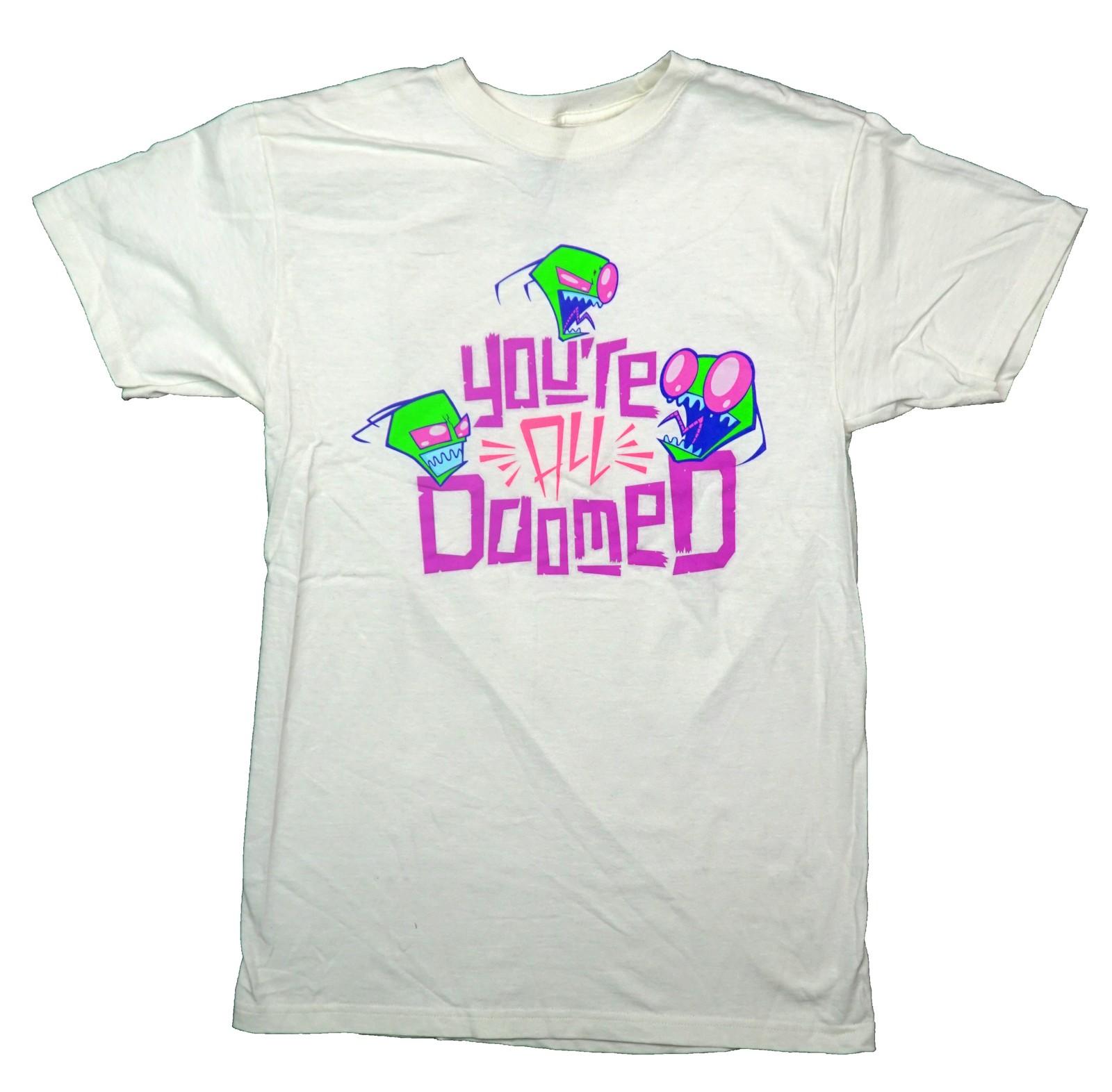 Invader Zim New Adult T-Shirt -Trio of Zim Around  Your All Doomed XXXL