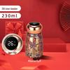 Compact Ceramic Thermos Cup with Smart Temperature Display - Chinese Style