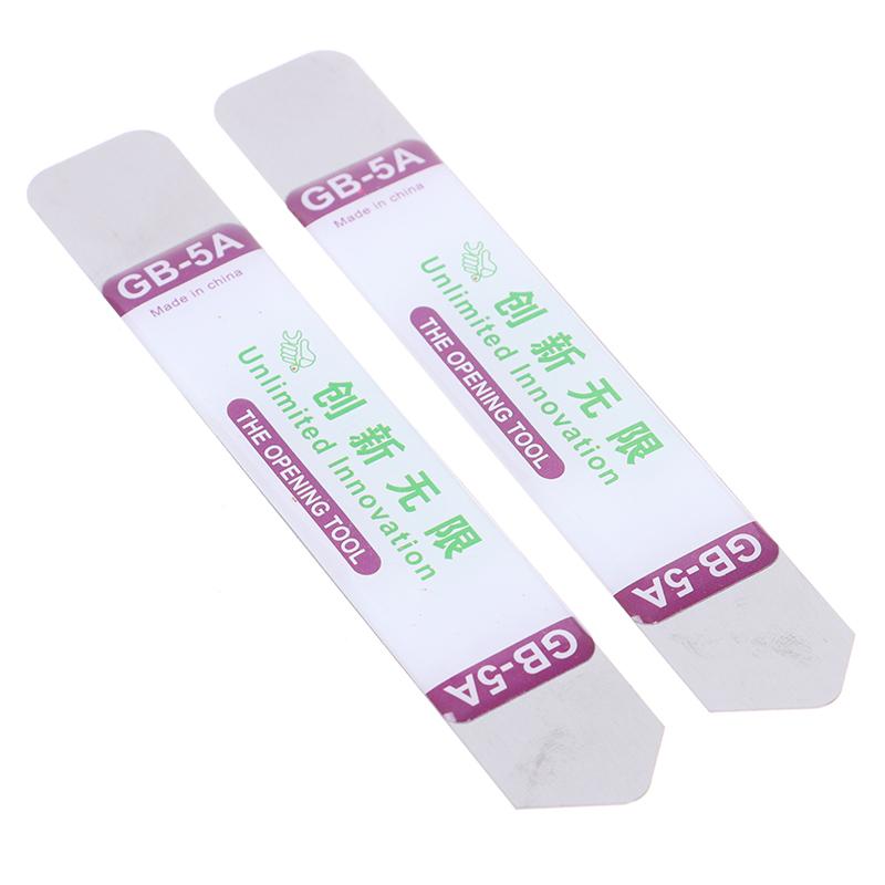 2/5Pcs Metal Flat Spudger Soft Blade Pry Bar Open Repair Tool Kit Phone Repair