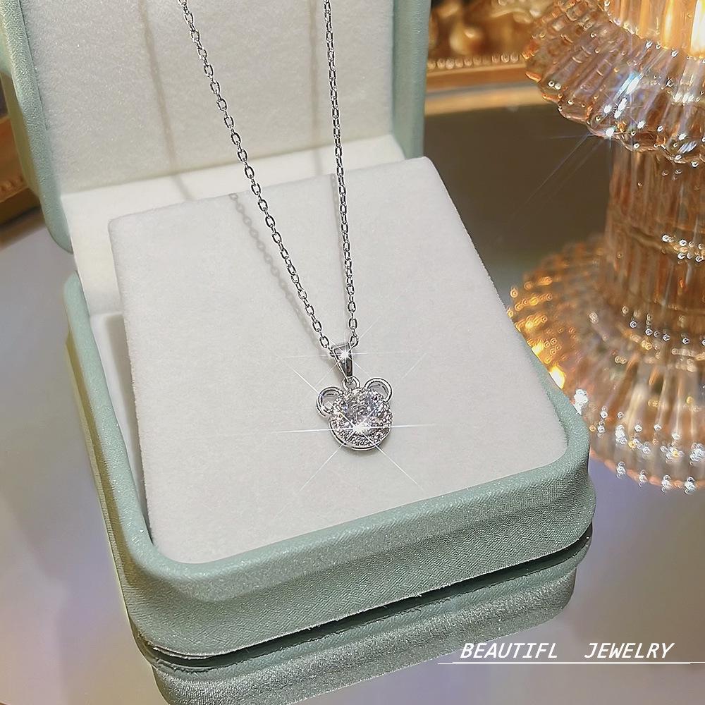Korea's Best-Selling Clavicle Pendant Necklace - Super Fairy Titanium Steel Jewelry for Women