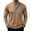Men's Color Block Long Sleeve Shirt, Casual Base Layer Top for Everyday Wear