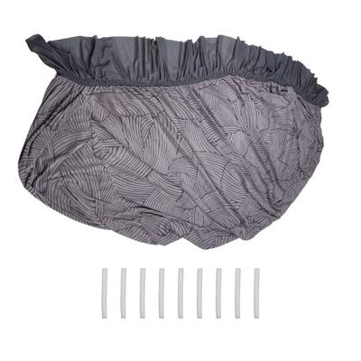 Sofabezug All Inclusive Rock Kationisch Verdickt 190‑230CM mit Antirutschstreifen Couchhusse für 3-Sitzer-Sofa Schwarz
