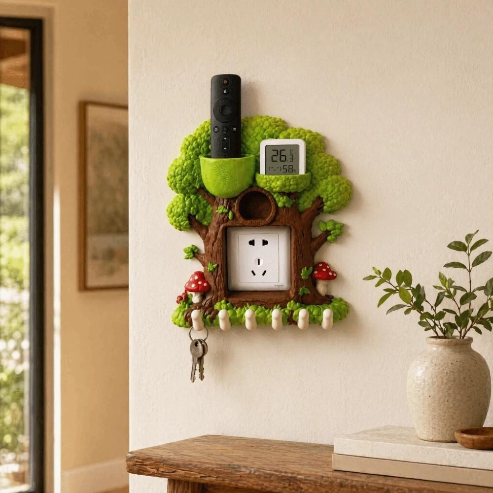 Creative Key Hook 3D Printed Light Switch Sleeve Protective Remote control storage  Home Decoration