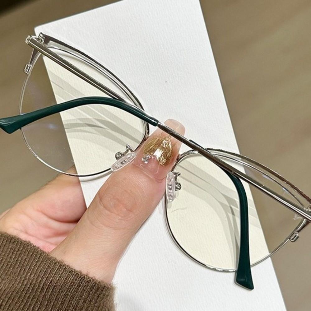 Transparent Anti-blue Light Glasses Rhinestone Studded Computer Eyewear Women/Men