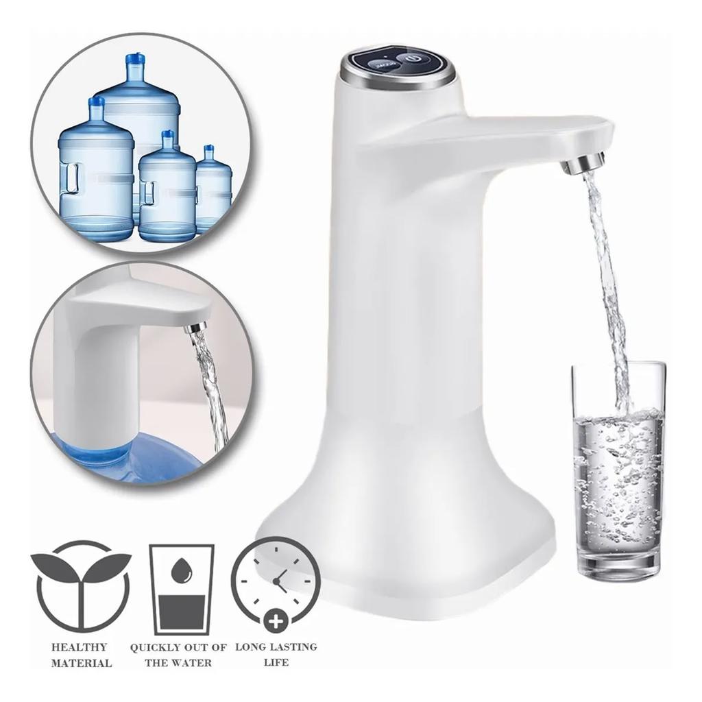 1PC USB Charging Automatic Water Bottle Dispenser Electric Drinking Pump for Office School Home Leak Proof One Touch Operation