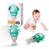 Moving Octopus Robot Toy, Dancing Squid Toy, Electric, Moving Octopus, Automatic Obstacle Avoidance, LED Lights & Music, Pretend Fishing, Type-C