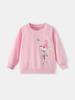 26th Autumn/Winter Girls' Hoodie - Flowers, Butterflies, Fairies Print, Round Neck, Long Sleeve