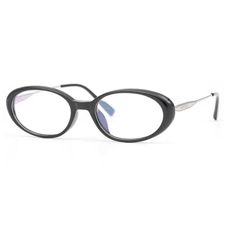 5002 High-End Women's Anti-Blue Light Reading Glasses: Fashionable Slim Oval Frame for Enhanced Clarity for All Ages