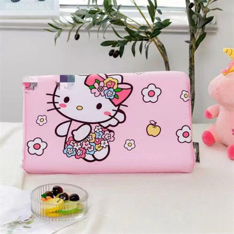 Thai Children's Latex Pillow Natural Cartoon Pillow Core Baby Cotton Cover Pillow Kindergarten Neck Protection Baby Pillow
