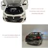 BMW 5 Series Mini Car BMW 530i 1:24 Diecast Mini Car, Option 3 : White/Yellow/Black
