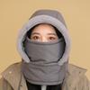 Riding Hat Windproof Winter Face Guard with Breathable Nose Mouth Warm Velvet Lining 360 Degree Coverage Skiing Neck Gaiter