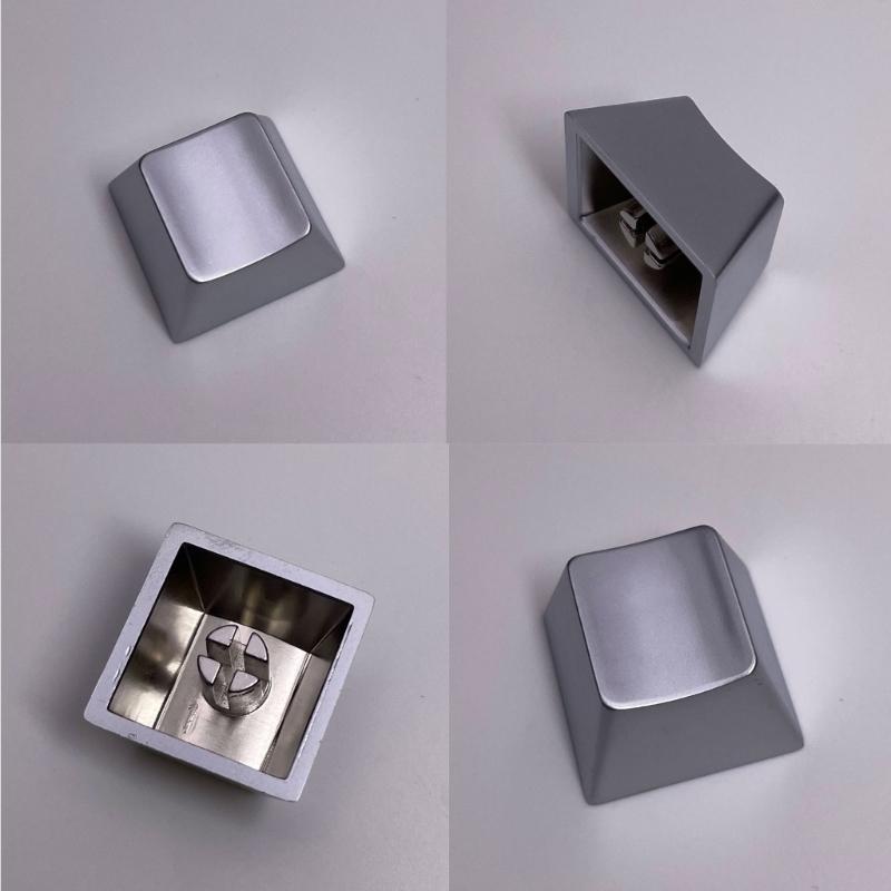 ESC Zinc Alloy Keycap Blank Metal Keycaps Replacement 1PC For Mechanical Keyboards Enhances Typing