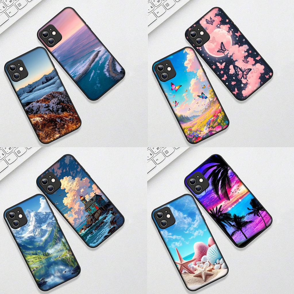 Universe Mountain Sea Sky Beach Travel for Xiaomi Redmi Note 13 A3 14 Pro Plus 9T 14C 13C 13X 9C NFC + Pro+ 5G 4G Phone Case