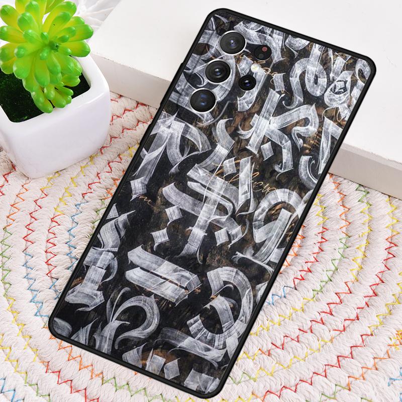 Pokras Lampas Art Graffiti Phone Case For Samsung Galaxy note 10 pro S26 S25 S24 S23 S22 Ultra Plus S21 FE S20 Shockproof Cover