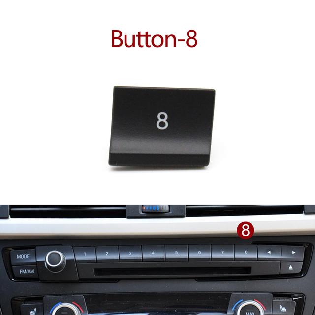 Tableau de bord avant de voiture Radio lecteur CD bouton de commutation boutons de commutation garniture de couverture pour BMW M3 M4 F20 F21 F22 F30 F32 F35 F34 F36 F45 F46