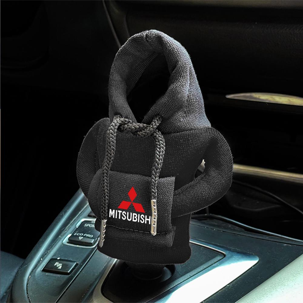 Hoodie Car Gear Lever Hoodie Shift Lever Covers Sweatshirts Accessories For Mitsubishi Ralliart Lancer Outlander ASX Competition