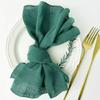 50pcs Cloth Napkins 100% Cotton  Gauze Fabric 30x30cm For Wedding Party Birthday Tea Towel Table Baby Shower Christmas Napkins