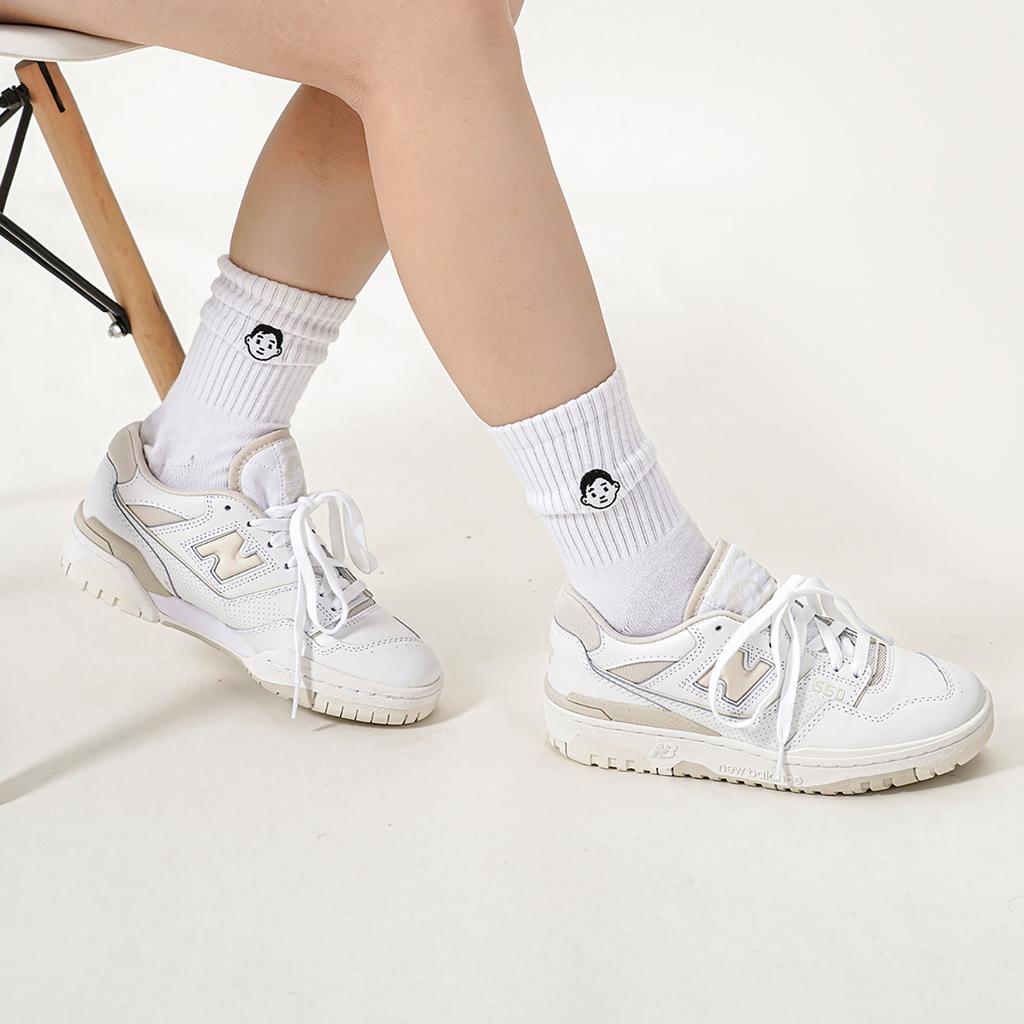 New Balance 550 Sølv Bjørk Dame Joggesko Hvit BBW550WS