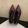 Fashion Pointed Toe Footwear Slip On Pumps Women Heeled Shoes Casual Female Fashion Shallow Ladies Low Heel Shoes 2025 New