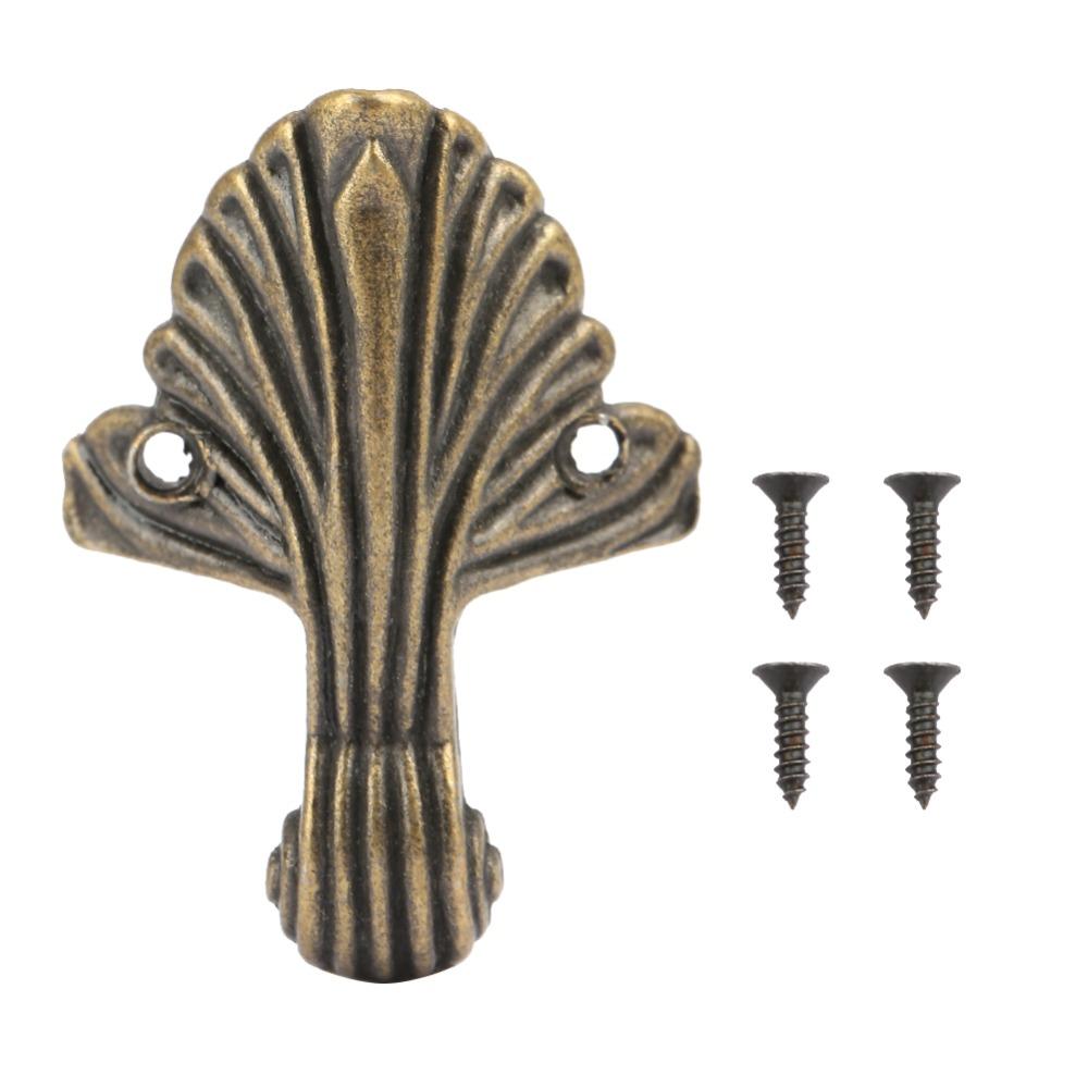 Antique Box Corner Legs Zinc Alloy Corner Protectors Jewelry Box Feet  for Wooden Box Decoration