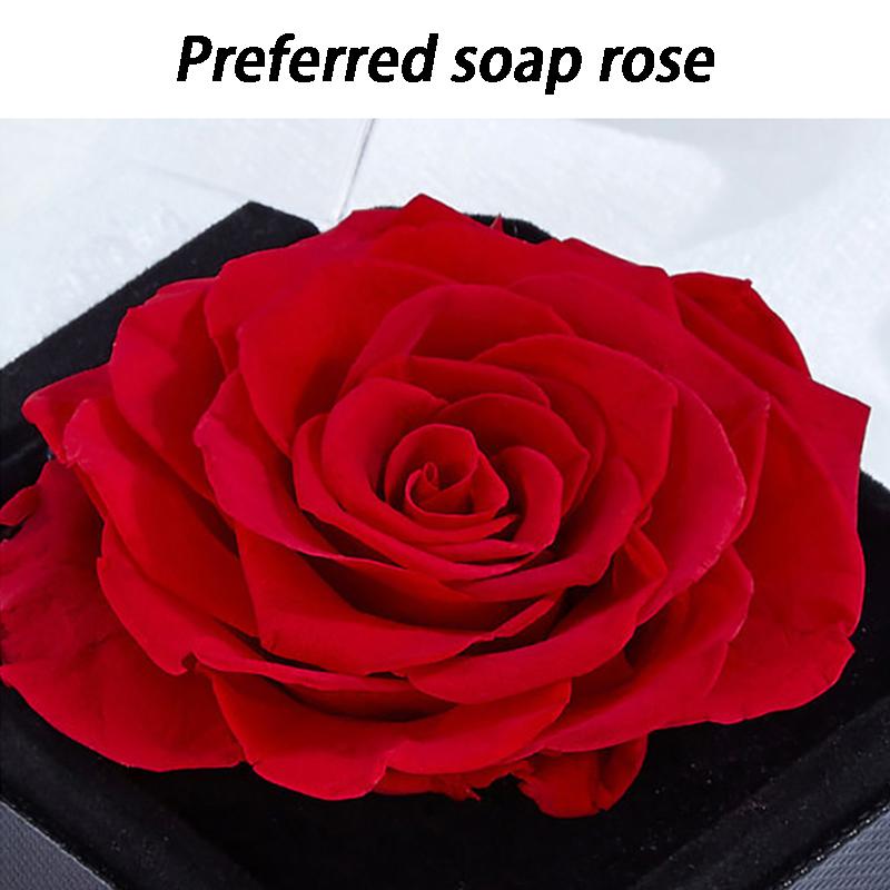 Eternal Rose Jewelry Box Necklace Packaging Boxes Luxury Jewelry Storage Display Box Valentine's Day Necklace Gift Boxes