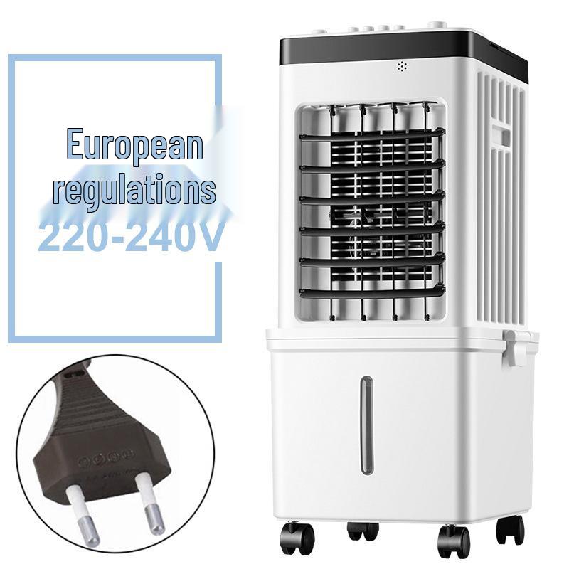 Compact Smart Air Conditioner Fan: Portable, Silent, Remote-Controlled Cooling for Homes.