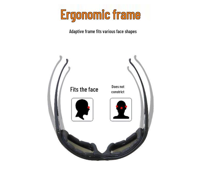 Polarized Tactical Sunglasses Set with Night Vision Goggles (7-Piece) for Shooting and CS Field Use