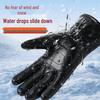 Bingrong Winter Motorcycle and Electric Bike Leather Gloves
