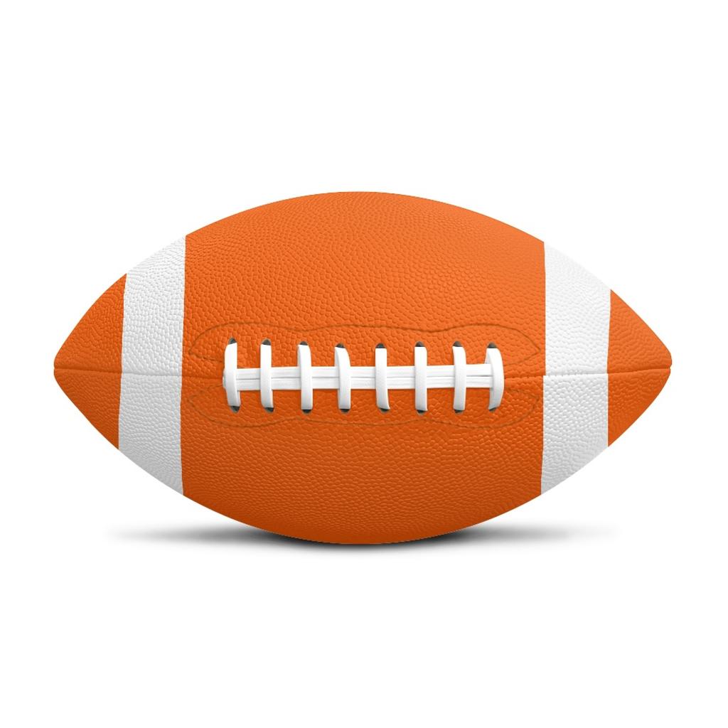 Color American Football Rugby Non-Slip Leather Rubber Adult Youth Sports Ball Training Game Custom Pattern Color Rugby Ball