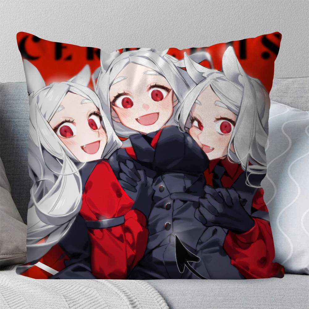 Helltaker Anime Pillow Case Fashion Square Pillowcase Bedroom Sofa Room Ins Decoration Leisure