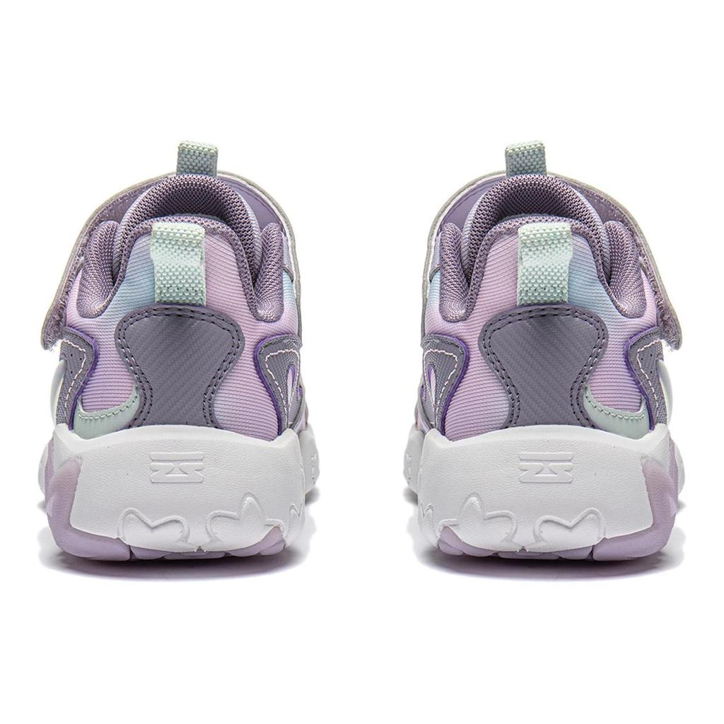 Li Ning Kids Starry Sky Comfortable Non-Slip Wear-Resistant Low-Top Casual Shoes Kids sneakers Purple YKNU020-2