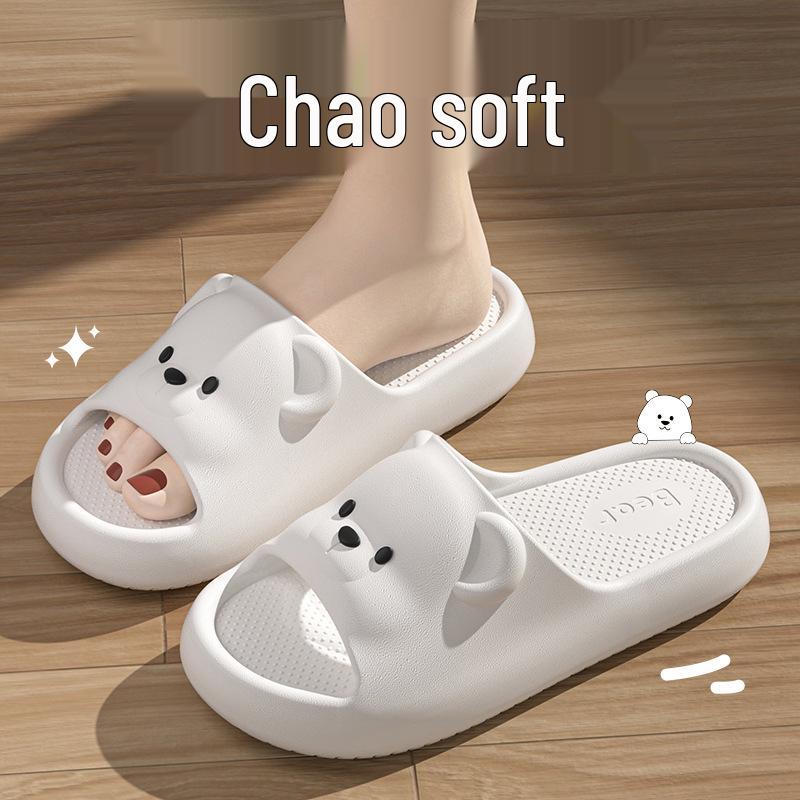 Kids' Summer Cartoon Sandals, Family Set for Boys & Girls, Indoor Odorless Bath Footwear