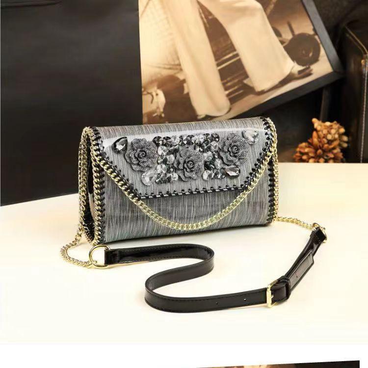 

Женская модная лакированная кожаная универсальная сумка-мессенджер с цепочкой на плечо сумка для вечеринок