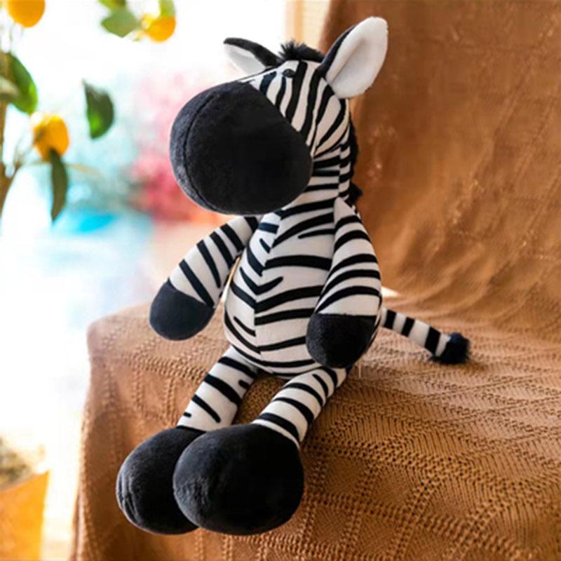 

Animal Doll Giraffe Elephant Lion Monkey Dog Tiger Wedding Throwing Plush Dolls Holiday Party 25cm зебра