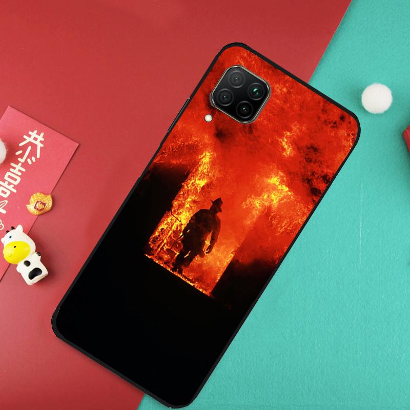 Firefighter Fire Fireman For Huawei Nova 11 Pro 9 10 SE 7i 8i 11i 12i Y73 Y72 Y61 Y91 Y90 Y70 Y60 P30 P40 Lite Case