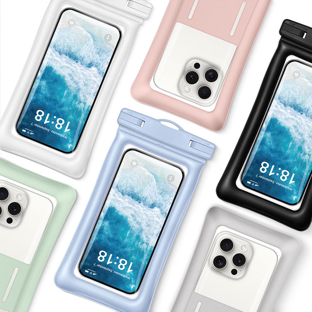 Inflatable Waterproof Floating Phone Case with Touchscreen Access, Eco-friendly, Extra Large Size