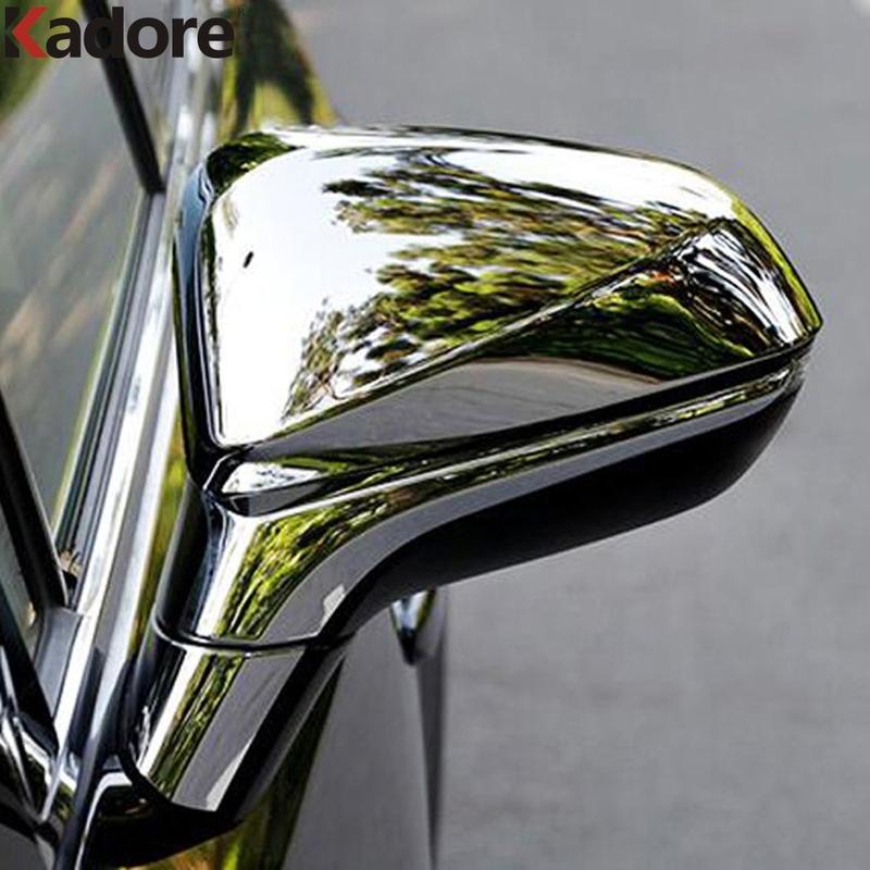 Rearview Mirror Cover Trim For Lexus RX 2016 2017 2018   Chrome Side Wing Mirror Cap Covers Overlay Car Accessories