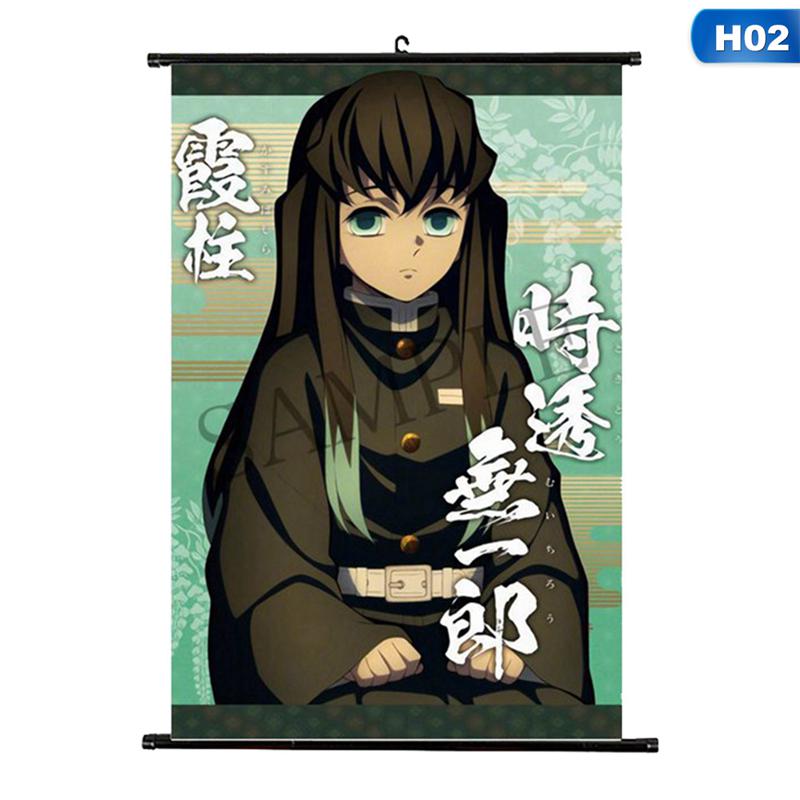 Anime Posters Demon Slayer Kimetsu No Yaiba Poster Wall Sticker Art Painting