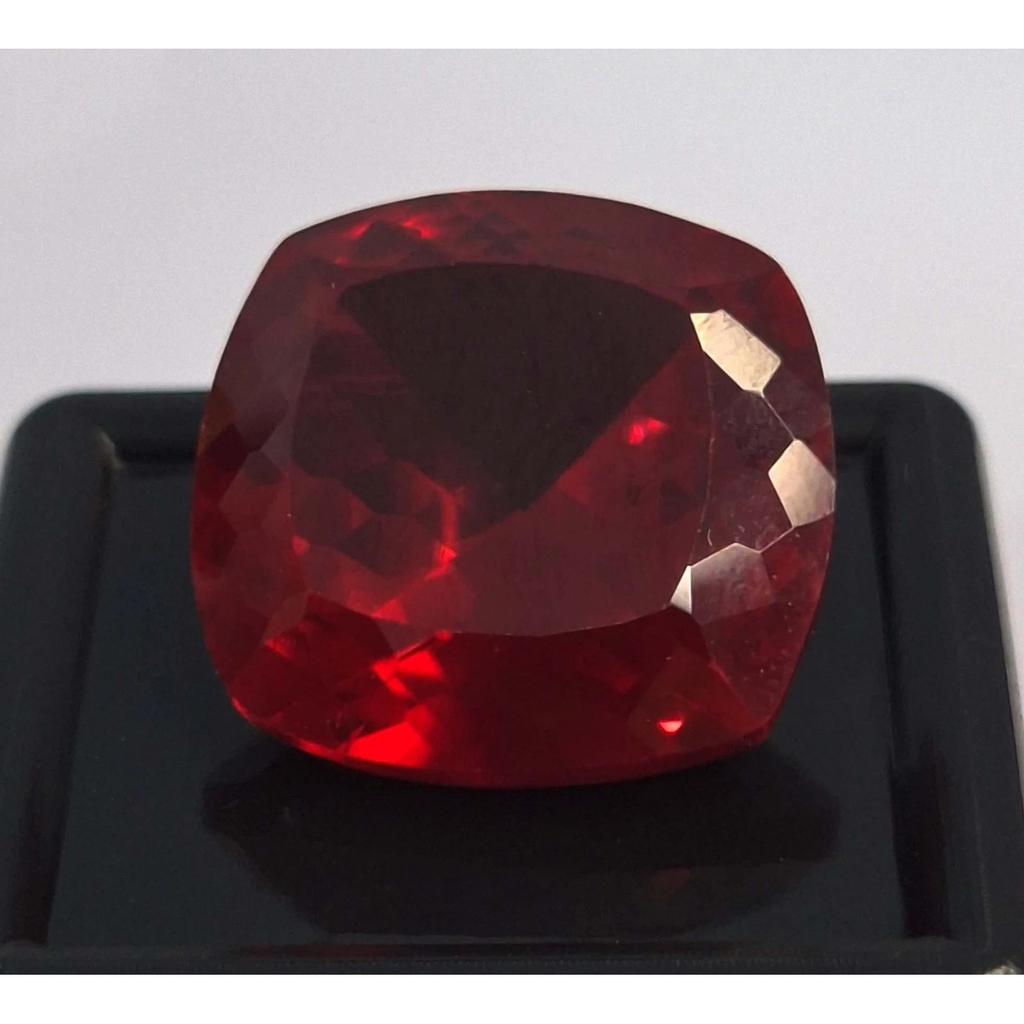 Cushion Cut Natural Red Ruby Mozambique 26-28 Ct Stunning Certified Gemstone