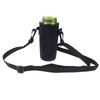 2000ML Water Bottle Cover Carryall Pouch w/Strap Neoprene Water Bottle Carrier Insulated Carryall Pouch Holder Shoulder Strap Black