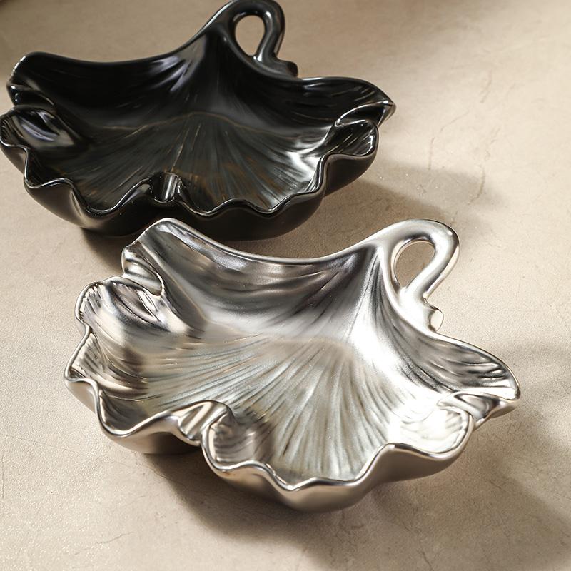 Soap Dish Light Luxury Household Bathroom Creative Bathroom Ceramic Soap Dish Holder Bathroom Accessories