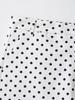 2025 Autumn Women's Polka Dot Puff Sleeve Jacket and Casual Pants Set